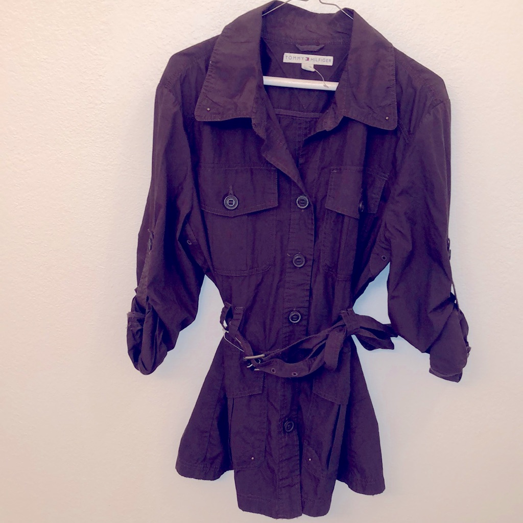 Nwot Tommy Hilfiger Belted Jacket
